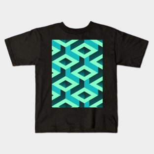 3d abstract pattern Kids T-Shirt